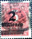 Sellos de Europa - Alemania -  Intercambio 1,25 usd 2000000m.s.5000 m. 1923