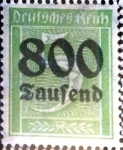 Sellos de Europa - Alemania -  Intercambio ma3s 0.20 usd 800000m.s.5pf. 1923