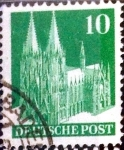 Stamps Germany -  Intercambio 0,20 usd 10 pf. 1948