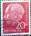 Stamps Germany -  Intercambio 0,20 usd 20 pf. 1954