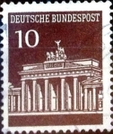 Stamps Germany -  Intercambio 0,20 usd 10 pf. 1967