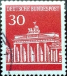 Stamps Germany -  Intercambio 0,20 usd 30 pf. 1967