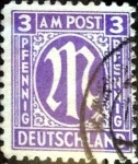 Stamps Germany -  Intercambio 1,10 usd 3 pf. 1945