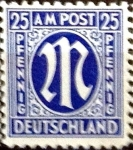 Stamps Germany -  Intercambio jxi 0,20 usd 25 pf. 1945