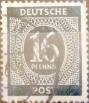 Stamps Germany -  Intercambio 0,20 usd 16 pf. 1946