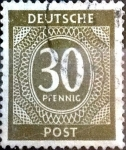 Stamps Germany -  Intercambio 0,20 usd 30 pf. 1946