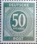 Sellos de Europa - Alemania -  Intercambio 0,20 usd 50 pf. 1946