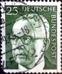 Stamps Germany -  Intercambio 0,20 usd  25 pf. 1970