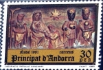 Sellos del Mundo : Europe : Andorra : Intercambio fdxa 0,55 usd 30 pta. 1981