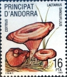 Stamps Andorra -  Intercambio crxf2 0,90 usd 16 pta. 1983