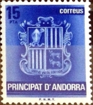 Stamps Andorra -  Intercambio fdxa 0,30 usd 15 pta. 1982