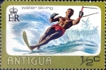 Sellos de America - Antigua y Barbuda -  Intercambio 0,25 usd 1/2 cent. 1976