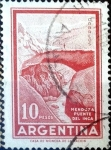 Stamps Argentina -  Intercambio 0,20 usd 10 pesos 1960