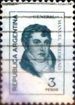 Stamps Argentina -  Intercambio 0,20 usd 3 pesos 1976