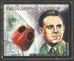 Stamps Equatorial Guinea -  Vladimir Komarov, por la conquista espacial