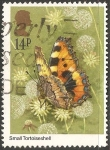 Sellos de Europa - Reino Unido -  Small tortoiseshell