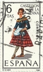 Sellos de Europa - Espa�a -  TRAJES TÍPICOS REGIONALES. GRUPO I. Nº 12. CASTELLÓ DE LA PLANA. EDIFIL 1778