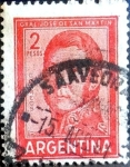 Sellos de America - Argentina -  Intercambio 0,20 usd 2 pesos 1961