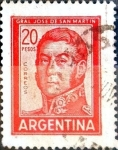 Stamps Argentina -  Intercambio 0,20 usd 20 pesos 1967