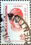 Stamps Argentina -  Intercambio 0,20 usd 40 pesos 1977