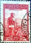 Sellos de America - Argentina -  Intercambio 0,20 usd 25 cent. 1936