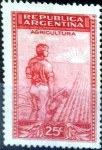 Sellos de America - Argentina -  Intercambio 0,20 usd  25 cent. 1936