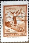 Stamps Argentina -  Intercambio 0,20 usd  1 peso 1971