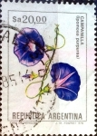 Stamps Argentina -  Intercambio 0,20 usd 20 australes 1983