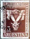 Sellos de America - Argentina -  Intercambio daxc 0,25 usd 3 pesos 1955