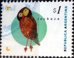 Stamps Argentina -  Intercambio daxc 1,40 usd 1 peso. 1995