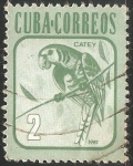 Stamps Cuba -  Parakeet-periquito 