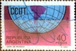 Sellos de America - Argentina -  Intercambio nfb 0,25 usd 40 peso 1968