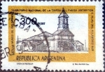 Stamps Argentina -  Intercambio 0,20 usd 300 peso 1977