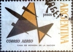 Stamps Argentina -  Intercambio nfb 0,20 usd 7 pesos. 1964