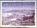 Stamps Argentina -  Intercambio 0,20 usd 300 pesos 1962