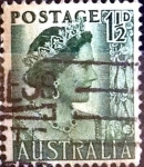 Stamps Australia -  Intercambio 0,65 usd 1,5 p. 1950