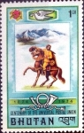 Stamps Bhutan -  Intercambio 0,60 usd 1 ch. 1974