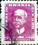 Stamps Brazil -  Intercambio 0,20 usd 5 cruceiros 1956