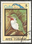 Stamps Cuba -  Aves cubanas-todus multicolor