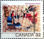 Stamps Canada -  Intercambio crxf2 0,20 usd 32 cent. 1984