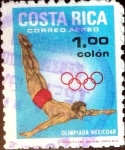 Stamps Costa Rica -  Intercambio nf4xb1 0,25 usd 1 colon 1968