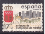 Stamps Spain -  Estatuto de autonomía de Madrid