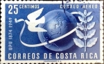 Sellos del Mundo : America : Costa_Rica : Intercambio nfb 0,20 usd 25 cent. 1950