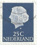 Stamps Netherlands -  SERIE BÁSICA REINA JULIANA (1909-2004), DE PERFIL. VALOR FACIAL 25 Cent. YVERT NL 603a