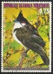 Sellos de Africa - Guinea Ecuatorial -  Red-whiskered Bulbul