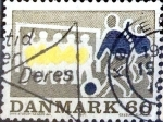 Stamps Denmark -  Intercambio nfb 0,20 usd 60 ore 1971