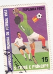 Stamps S�o Tom� and Pr�ncipe -  copa mundial de futbol -ESPAÑA-1982