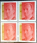 Stamps Spain -  Intercambio 1,60 usd 4x35 ptas. 1998