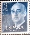 Stamps Spain -  Intercambio 0,20 usd 3 ptas. 1954