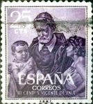 Stamps Spain -  Intercambio 0,20 usd 25 cent. 1960